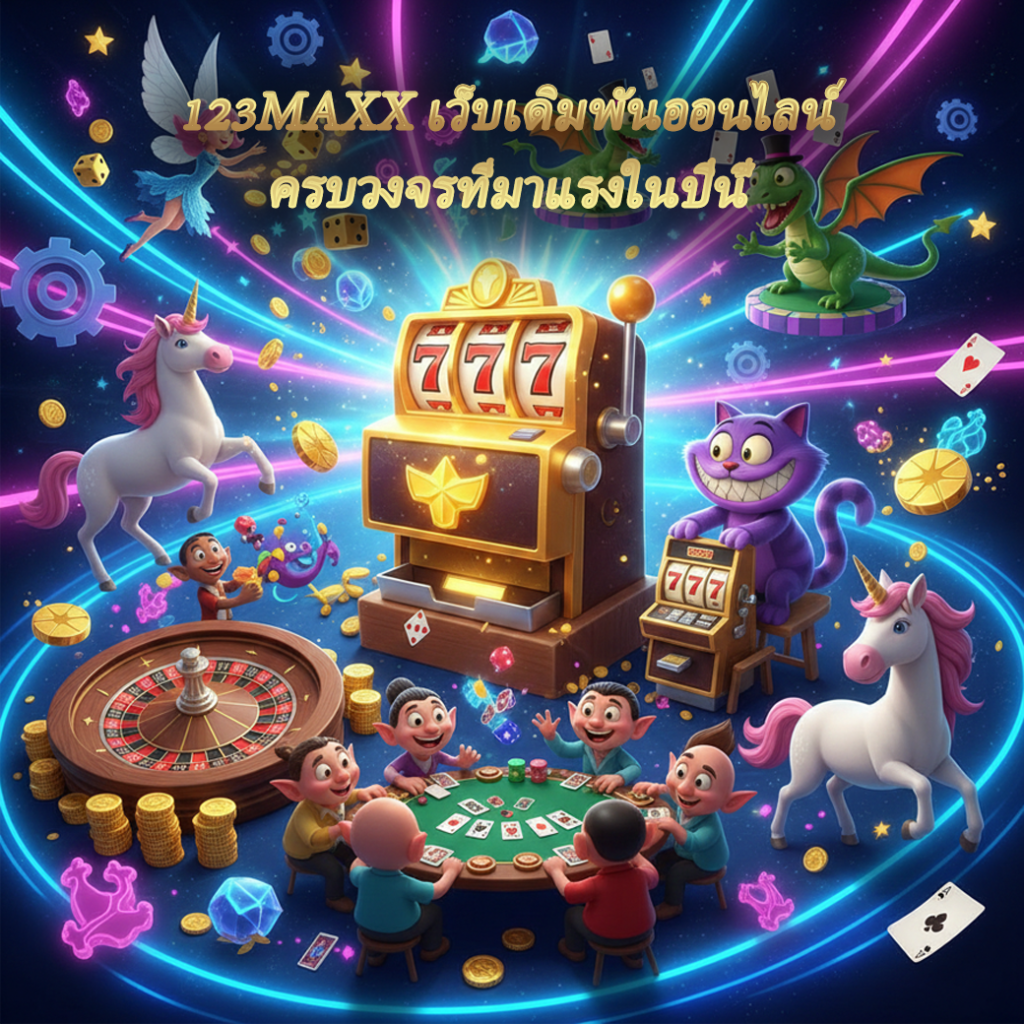 123maxx เว็บเดิมพันออนไลน์ครบวงจรที่มาแรงในปีนี้